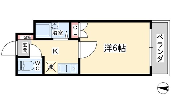 アップルコート於保多Ⅱの物件間取画像